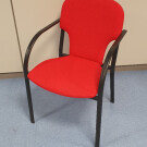 Silla tela en color rojo (cod 1)