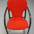 Silla tela en color rojo (cod 2)