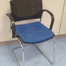 Silla tela azul (cod 8)