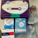 Lote de 2 cajas de MATERIAL SANITARIO