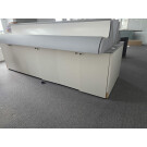 Armario bajo con puertas 280x50 color blanco/gris