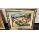 Lote de cuadros y laminas enmarcadas