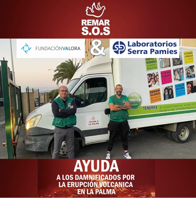 Envío de ayuda humanitaria a La Palma